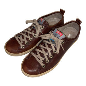 Camper Imar Brown Leather Sneakers Women's Size 38 / 8
